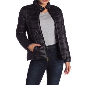 NWT [VIA SPIGA] stand collar quilted jacket